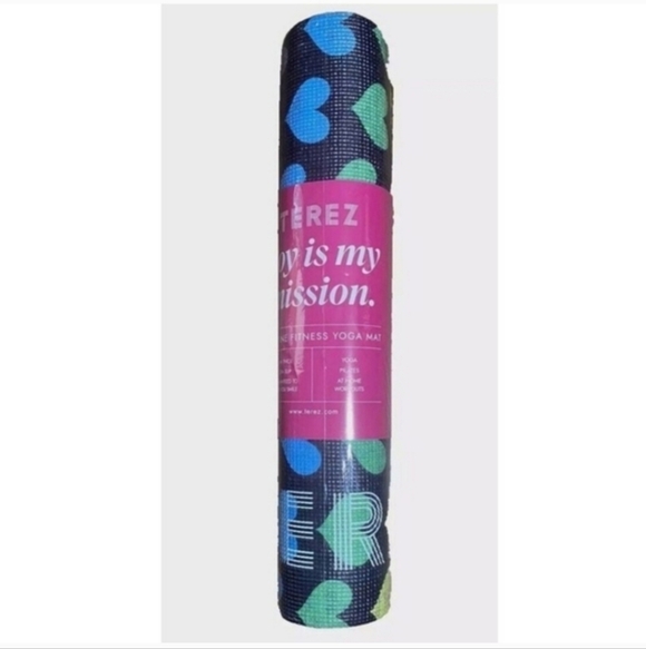 Terez Fitness Yoga Mat 5mm Thick Non-Slip MSRP $100.00 NEW - Picture 9 of 9